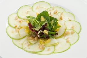 Carpaccio de Calabacin y Pera